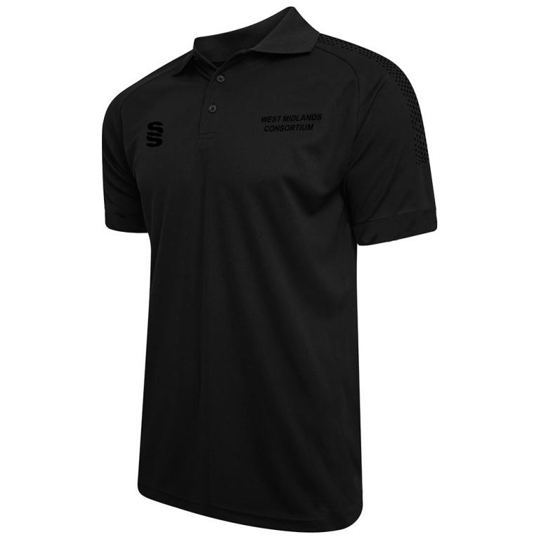 WEST MIDLANDS TEACHING CONSORTIUM Black Dual Polo Shirt